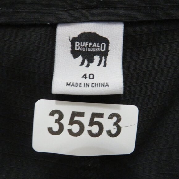 Buffalo Outdoors* Men's 1.5" Belt Loop Multipocketed Ripstop Cargo Shorts~ 40W - Picture 3 of 10